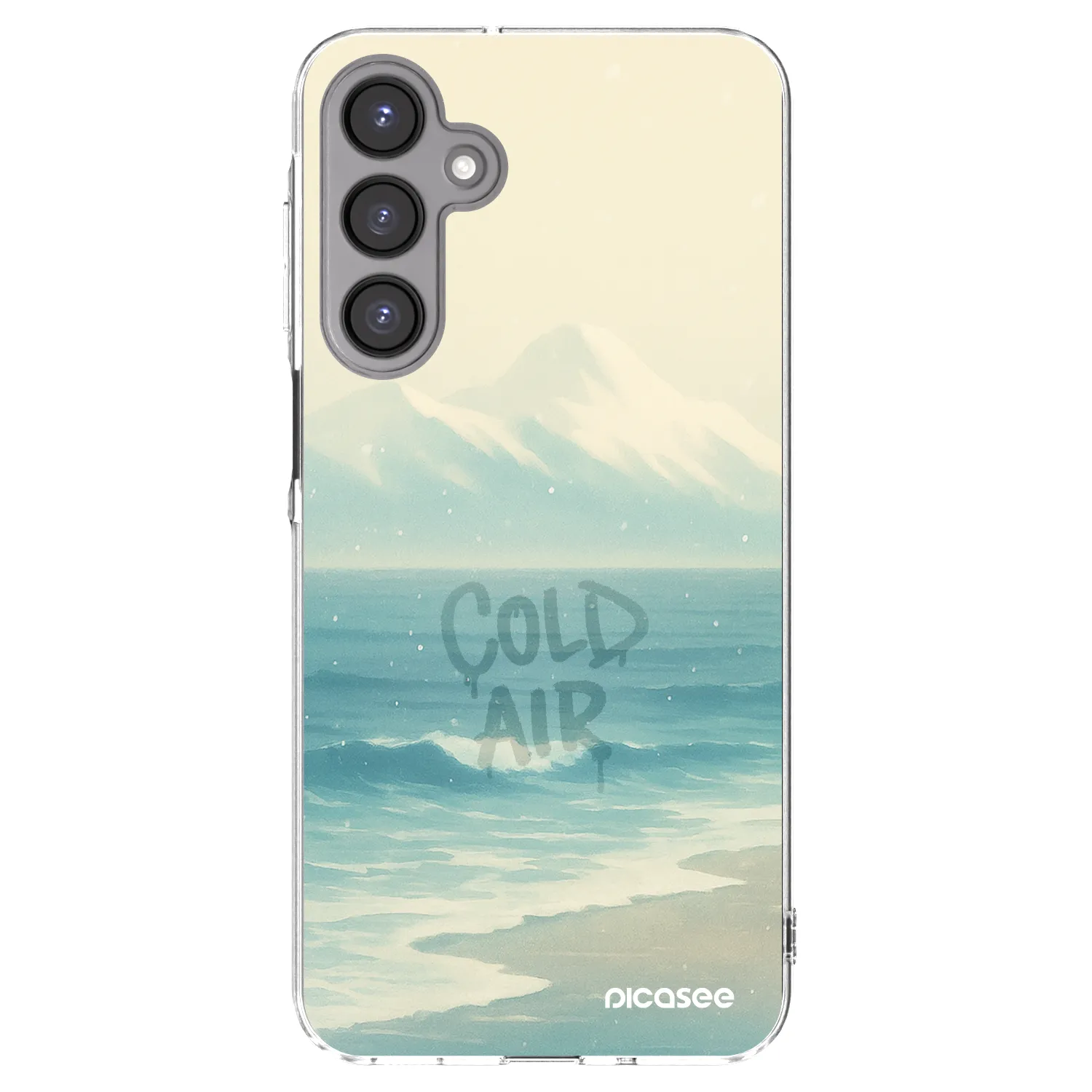 Picasee Samsung Galaxy A16 5G Hülle - Transparentes Silikon - COLD AIR