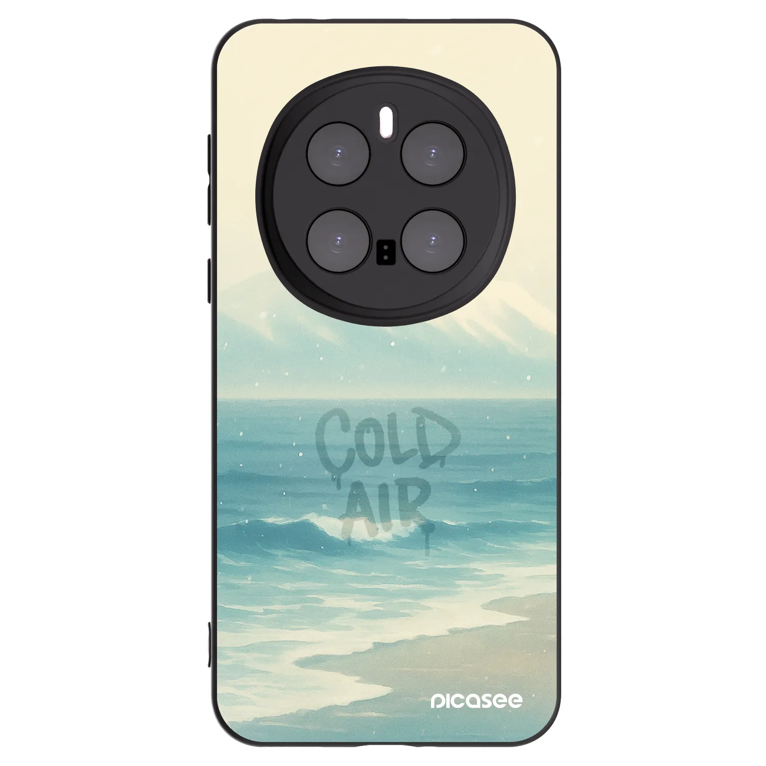 Picasee Honor Magic7 Pro 5G Hülle - Schwarzes Silikon - COLD AIR