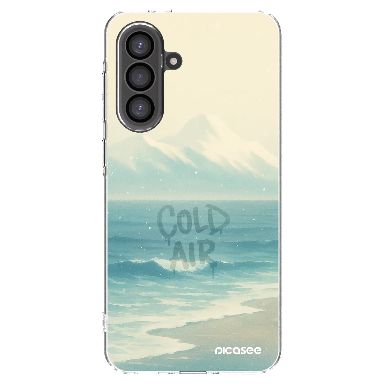 Picasee Samsung Galaxy A56 5G A566B Hülle - Transparentes Silikon - COLD AIR