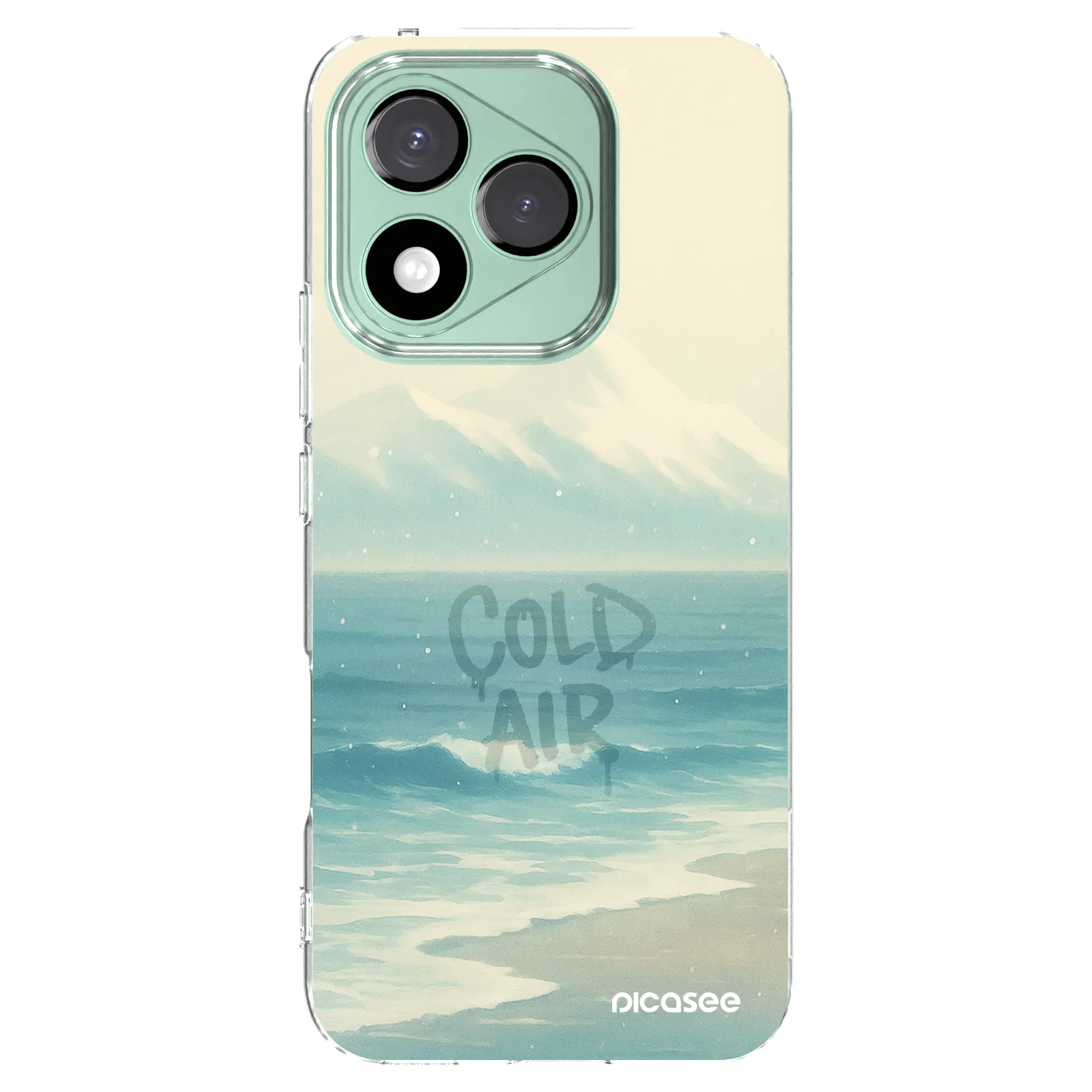 Picasee Honor 400 Lite 5G Hülle - Transparentes Silikon - COLD AIR