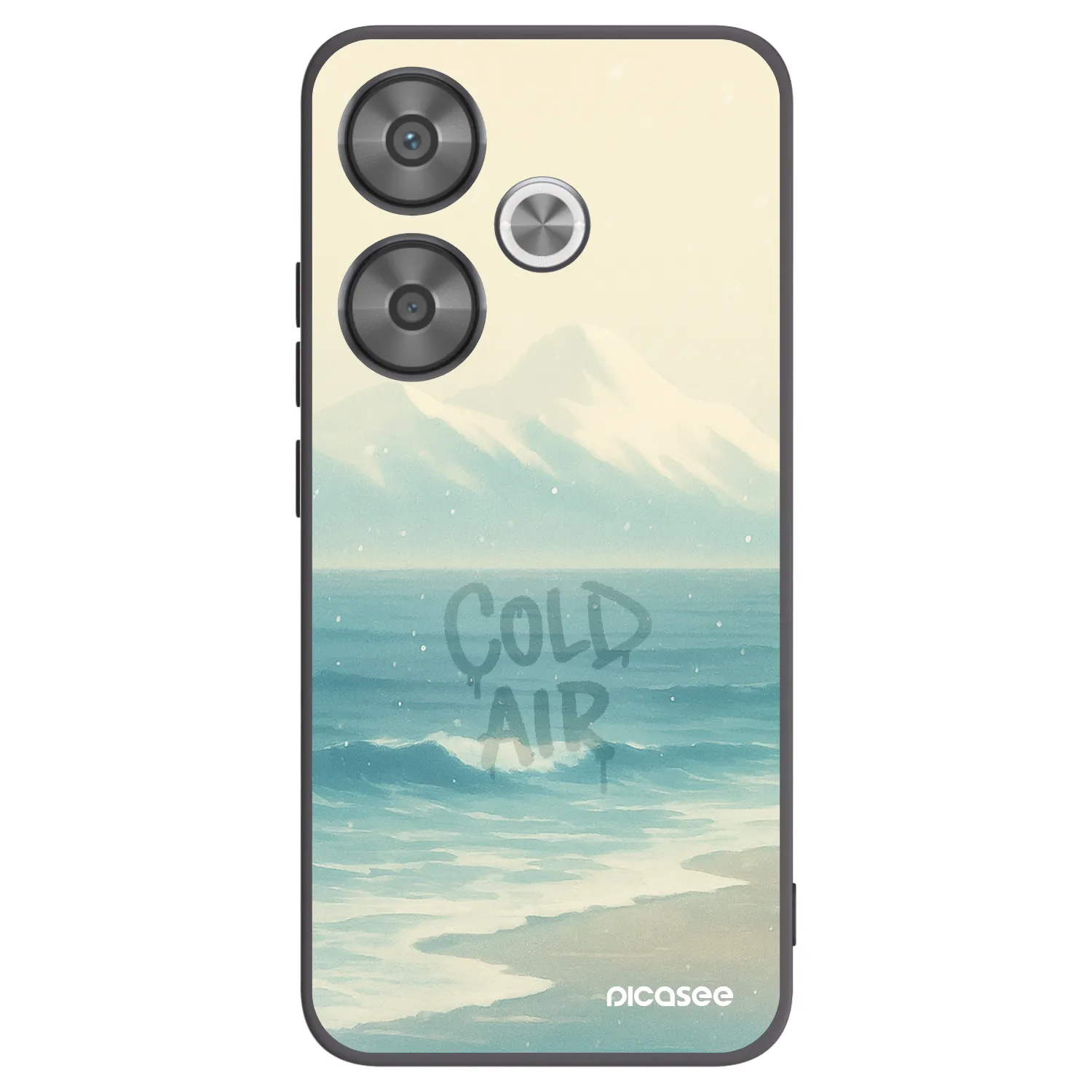 Picasee Xiaomi Poco F6 Hülle - Schwarzes Silikon - COLD AIR