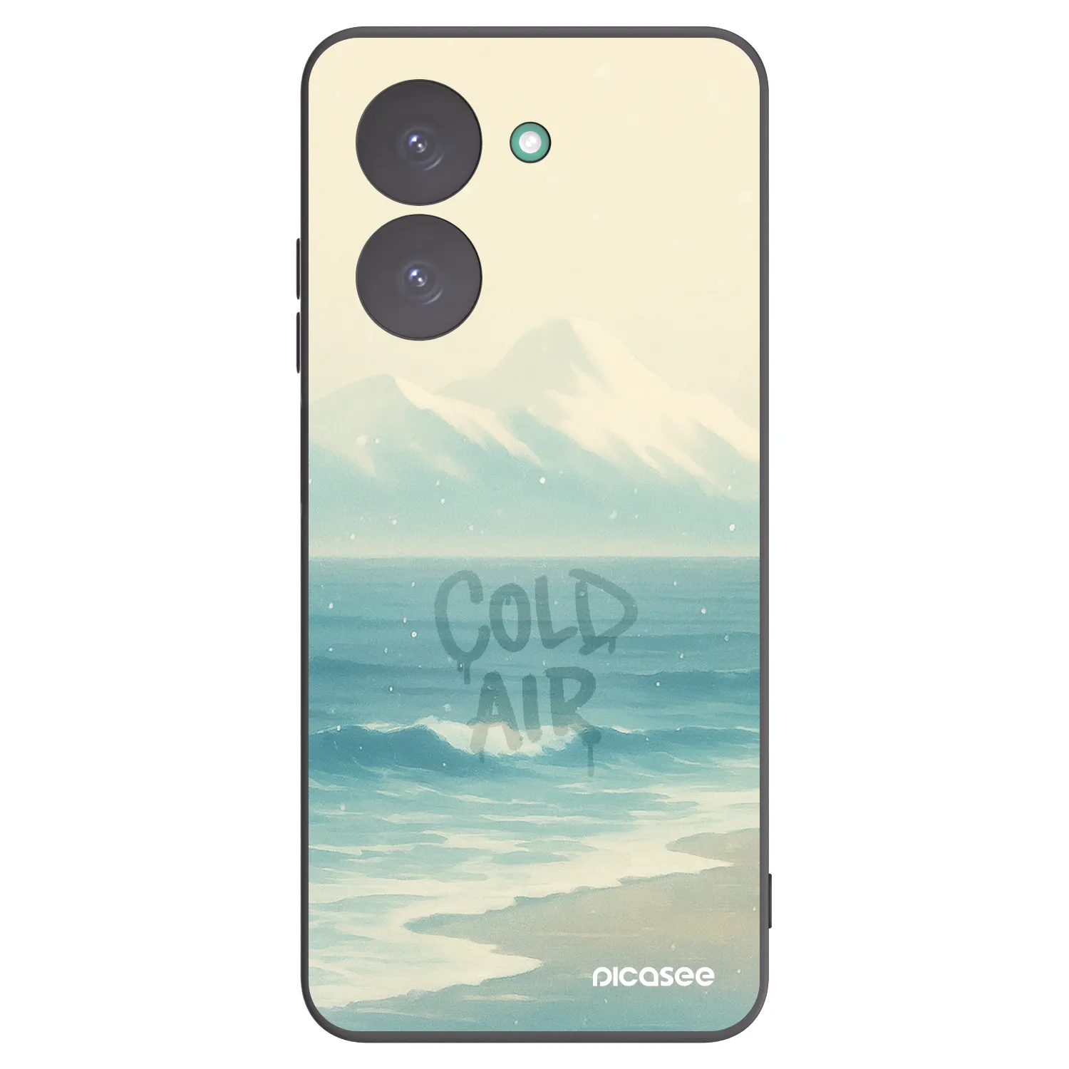 Picasee Xiaomi Redmi A5 Hülle - Schwarzes Silikon - COLD AIR
