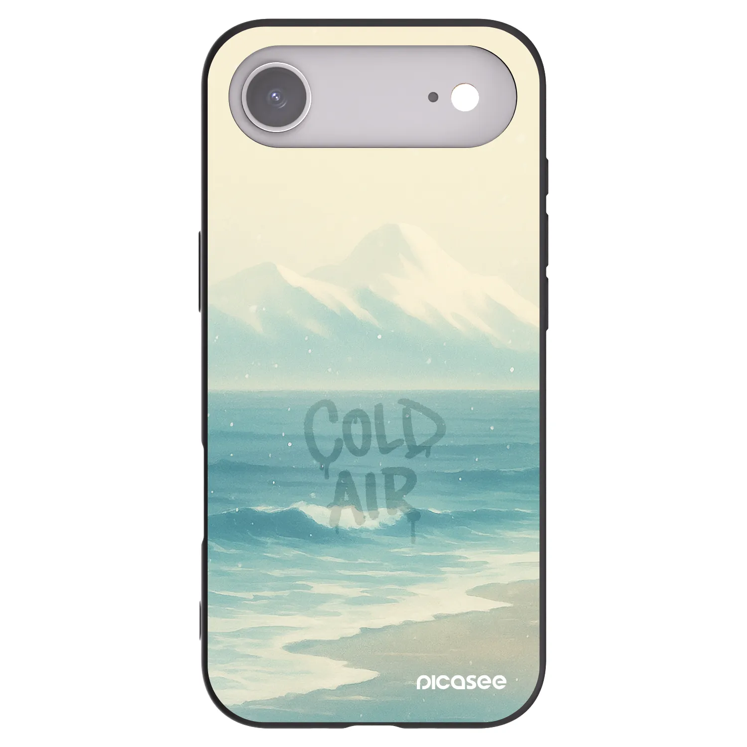 Picasee Apple iPhone Air Hülle - Schwarzes Silikon - COLD AIR