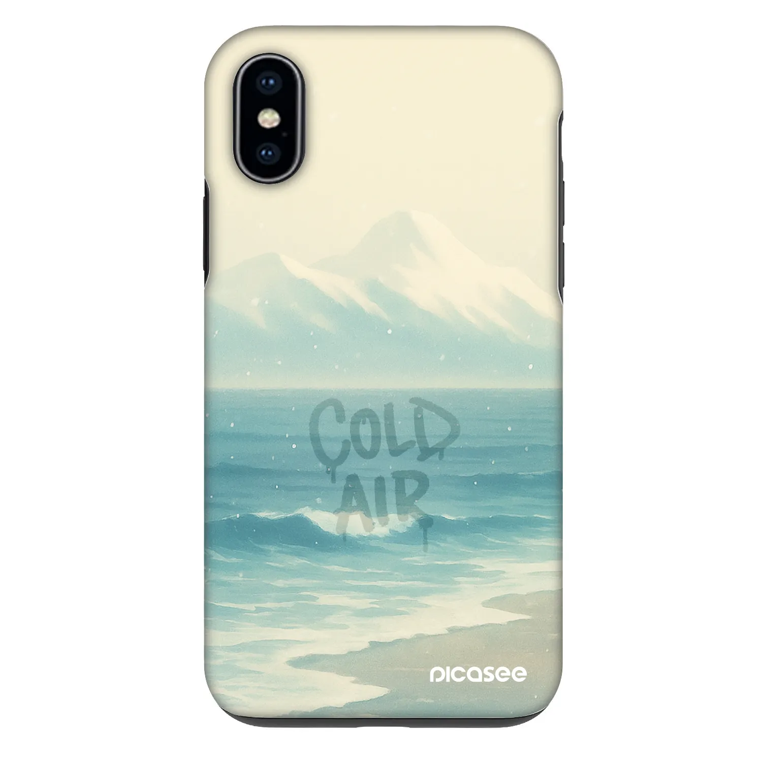 Picasee Fashion Case für Apple iPhone X/XS - COLD AIR