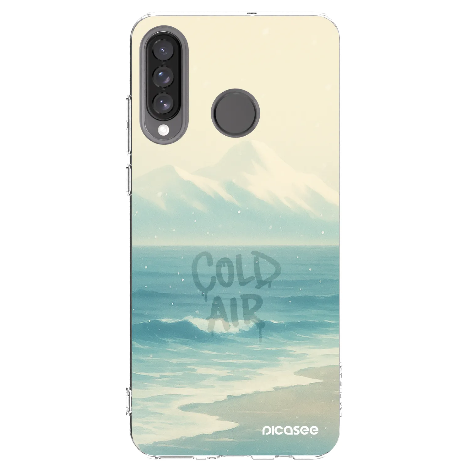 Picasee Huawei P30 Lite Hülle - Transparentes Silikon - COLD AIR