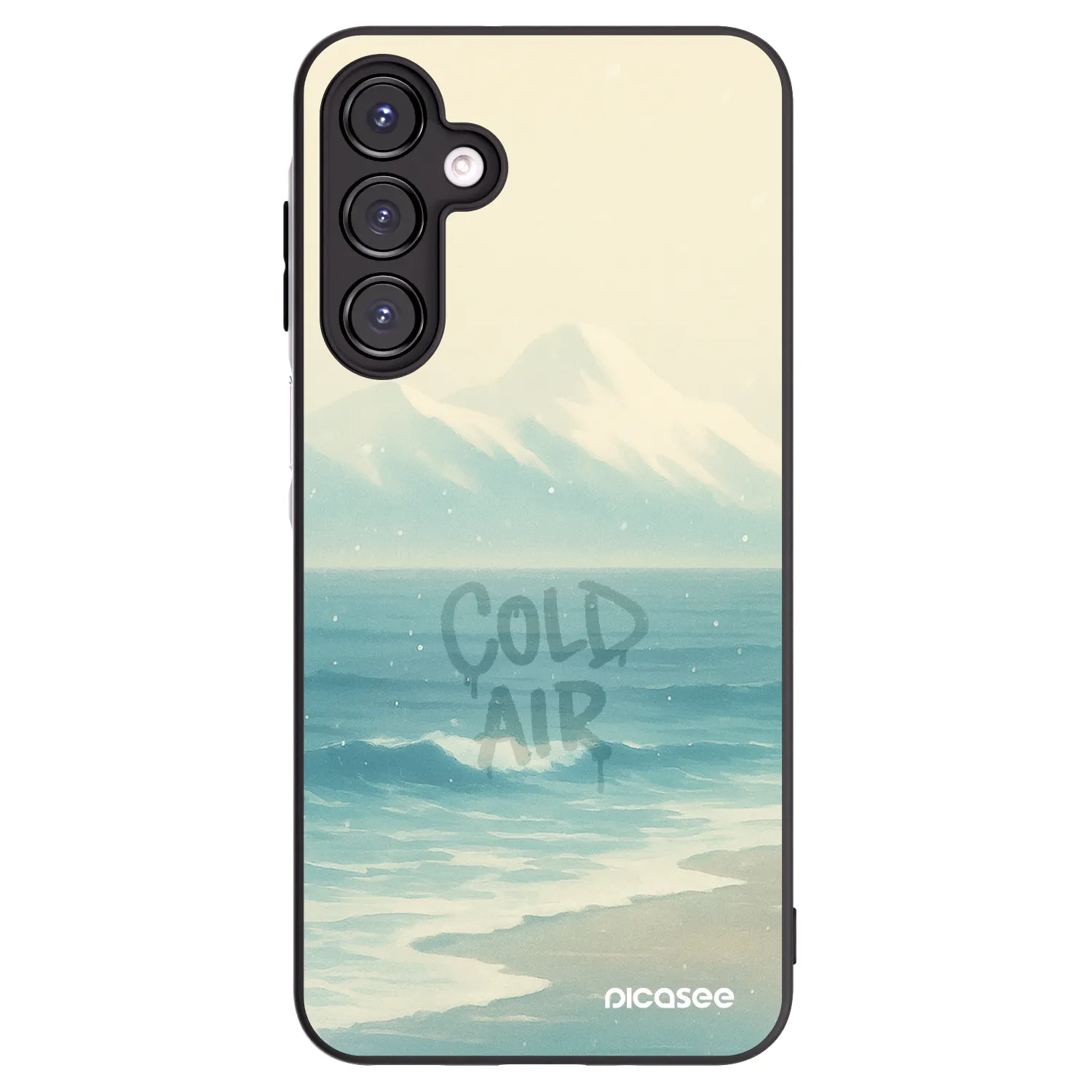 Picasee Samsung Galaxy A16 4G Hülle - Schwarzes Silikon - COLD AIR