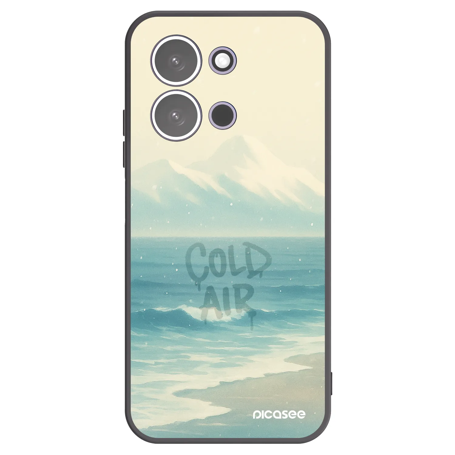 Picasee Xiaomi Redmi 15C 5G Hülle - Schwarzes Silikon - COLD AIR