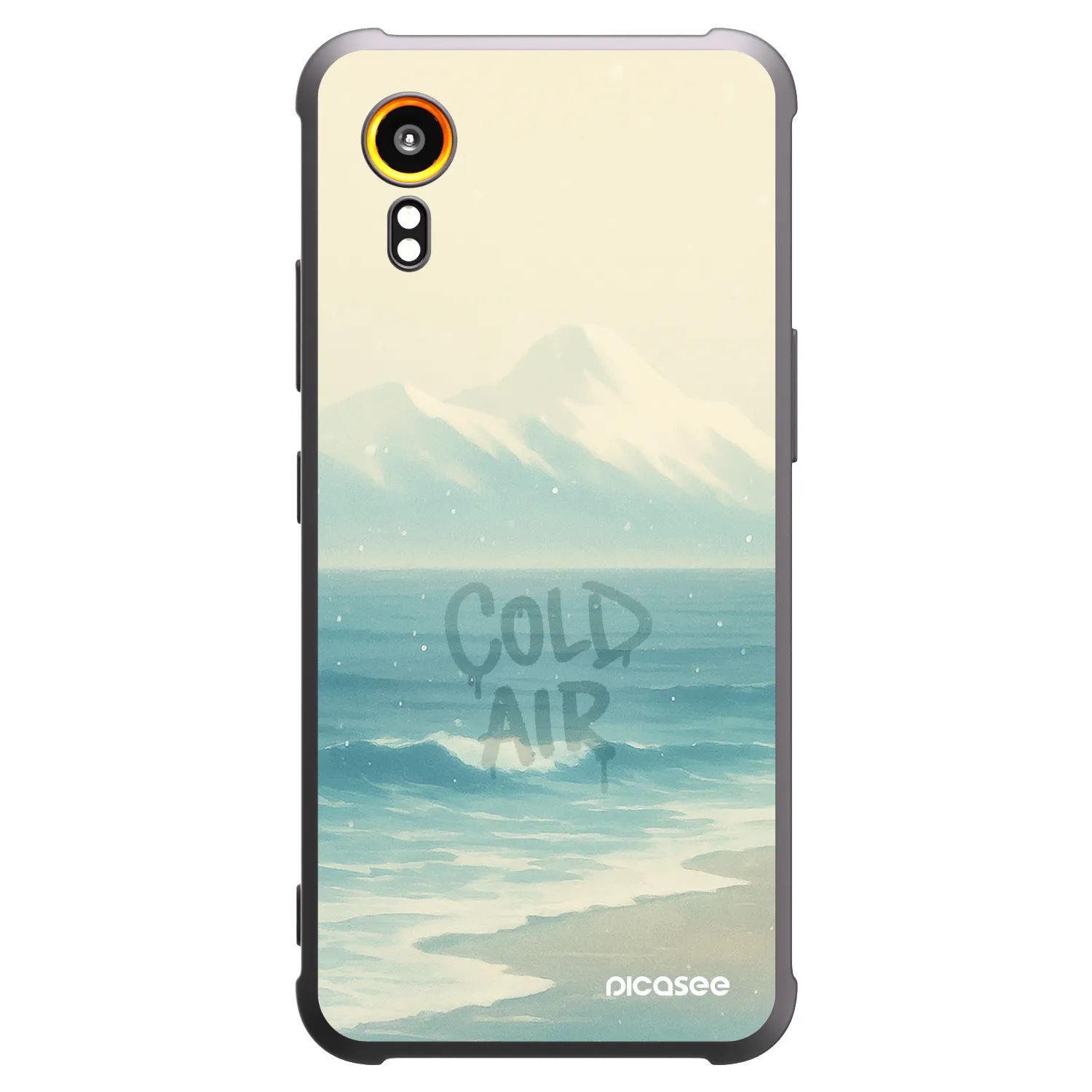 Picasee Samsung Galaxy Xcover 7 Hülle - Schwarzes Silikon - COLD AIR