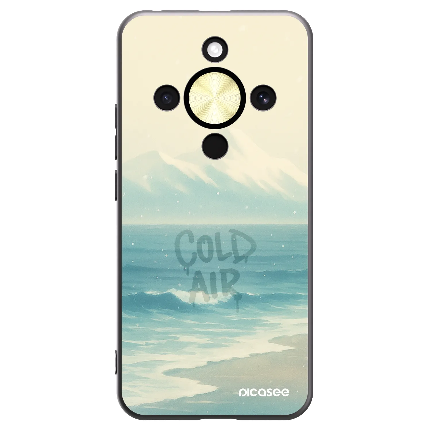 Picasee Honor Magic8 Lite 5G Hülle - Schwarzes Silikon - COLD AIR