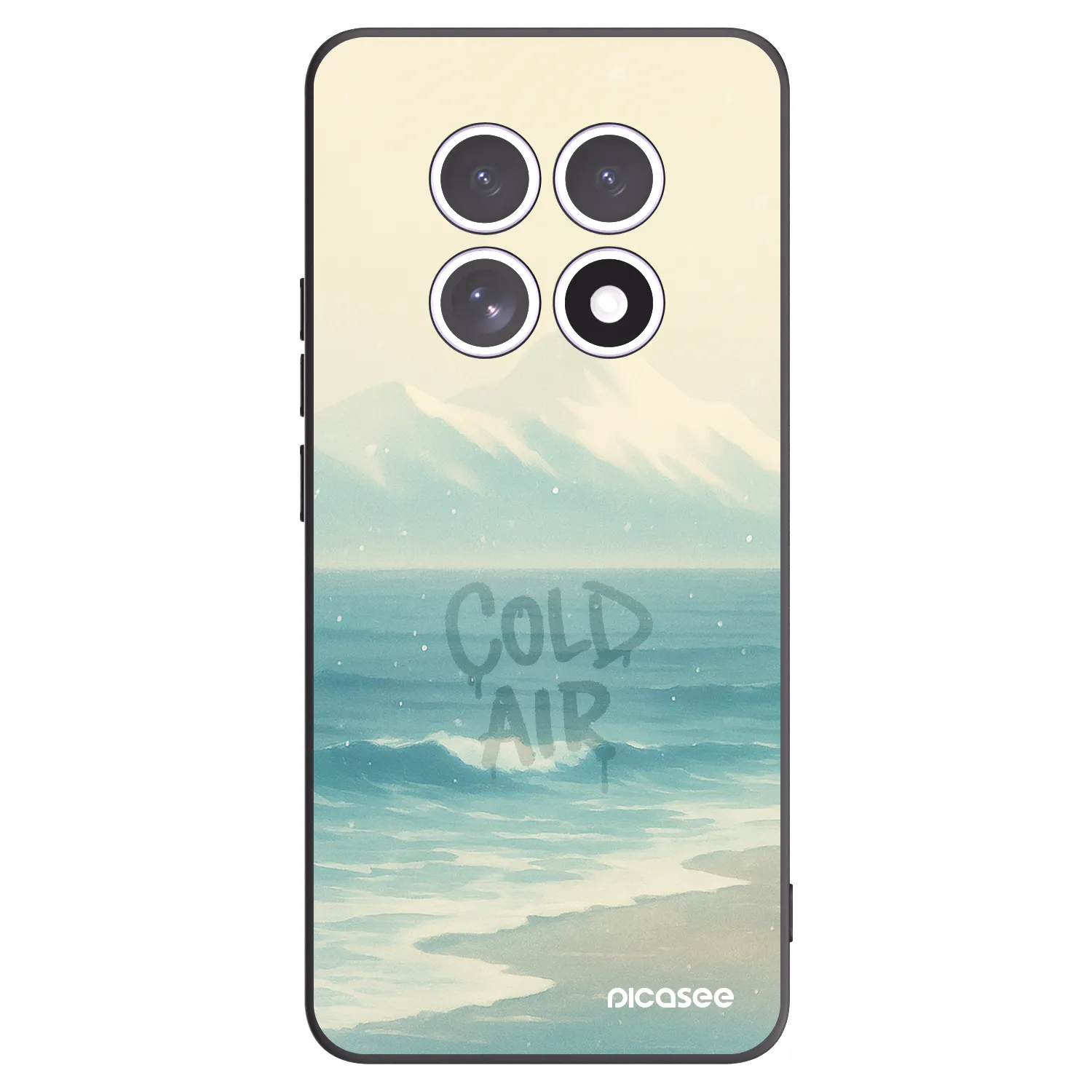 Picasee Xiaomi Redmi Note 15 5G Hülle - Schwarzes Silikon - COLD AIR