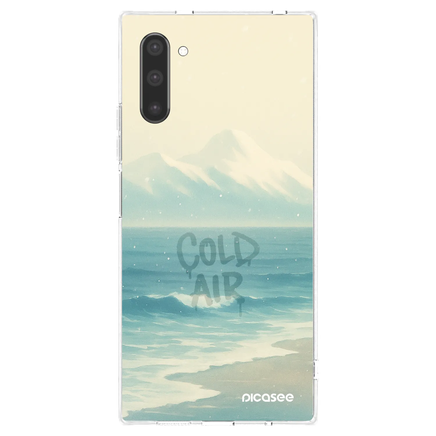 Picasee Samsung Galaxy Note 10 N970F Hülle - Transparentes Silikon - COLD AIR