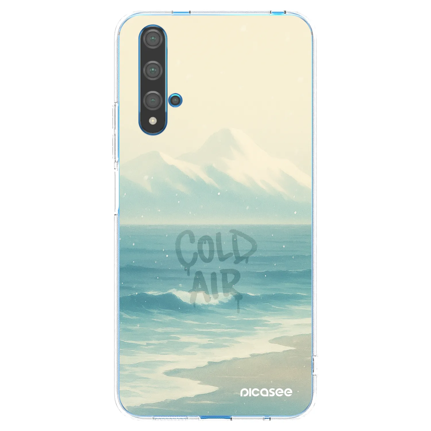 Picasee Huawei Nova 5T Hülle - Transparentes Silikon - COLD AIR