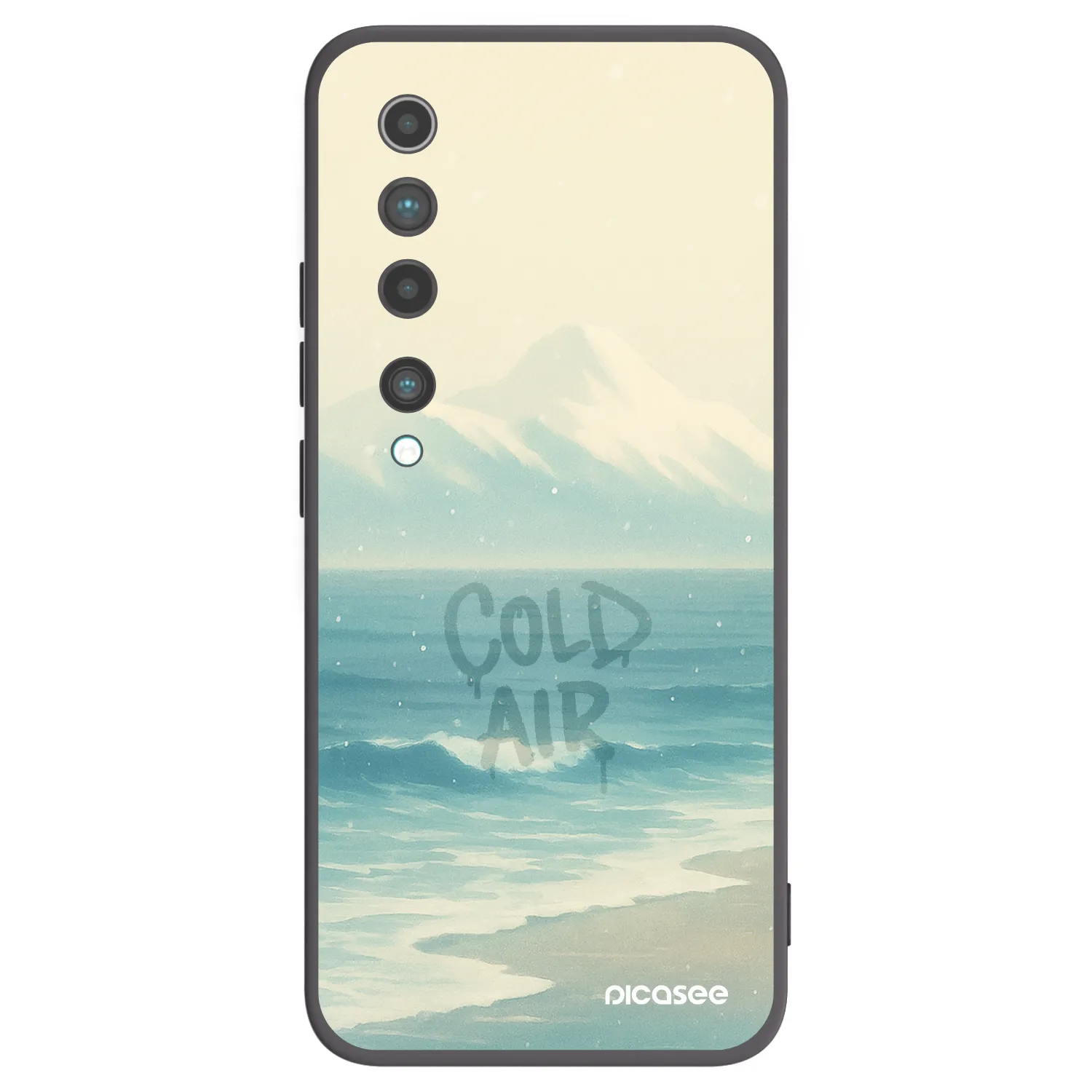 Picasee Xiaomi Mi 10 Hülle - Schwarzes Silikon - COLD AIR
