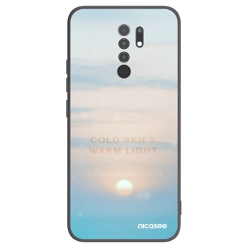 Picasee Xiaomi Redmi 9 Hülle - Schwarzes Silikon - COLD SKIES