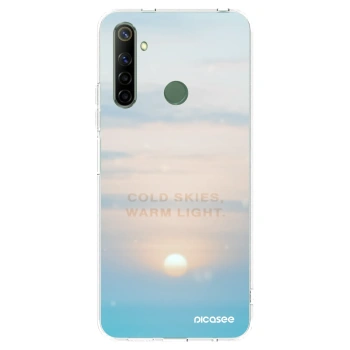 Picasee Realme 5 Hülle - Transparentes Silikon - COLD SKIES