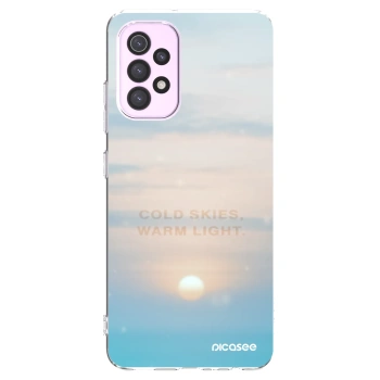 Picasee Samsung Galaxy A32 5G A326B Hülle - Transparentes Silikon - COLD SKIES