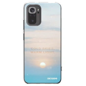 Picasee Xiaomi Redmi Note 10S Hülle - Transparentes Silikon - COLD SKIES