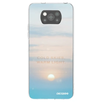 Picasee Xiaomi Poco X3 Pro Hülle - Schwarzes Silikon - COLD SKIES
