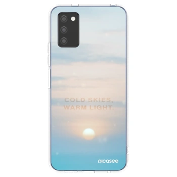 Picasee Samsung Galaxy A02s A025G Hülle - Transparentes Silikon - COLD SKIES
