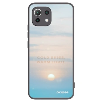Picasee Xiaomi 11 Lite 5G NE Hülle - Schwarzes Silikon - COLD SKIES