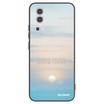 Picasee Vivo Y72 5G Hülle - Schwarzes Silikon - COLD SKIES