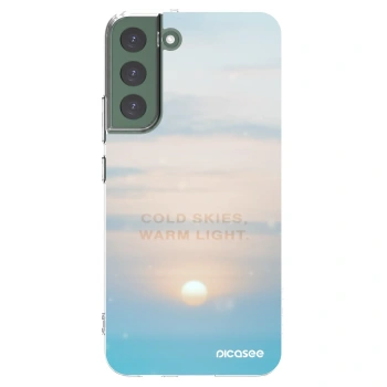 Picasee Samsung Galaxy S22+ 5G Hülle - Transparentes Silikon - COLD SKIES
