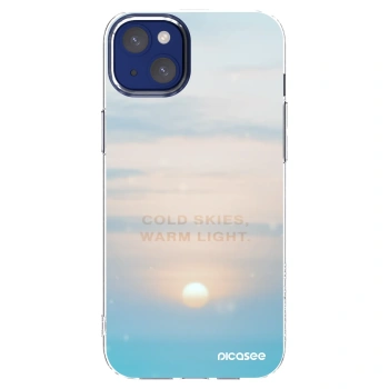 Picasee Apple iPhone 14 Plus Hülle - Transparentes Silikon - COLD SKIES