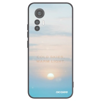 Picasee Xiaomi 12 Lite Hülle - Schwarzes Silikon - COLD SKIES