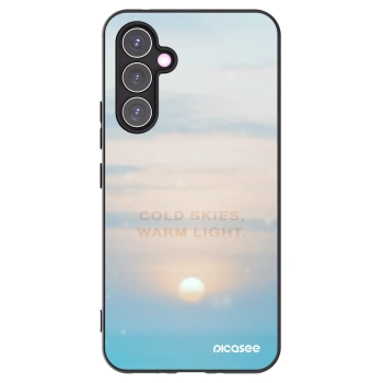 Picasee Samsung Galaxy A54 5G A546B Hülle - Schwarzes Silikon - COLD SKIES