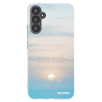 Picasee Samsung Galaxy A34 5G A346B Hülle - Transparentes Silikon - COLD SKIES
