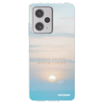 Picasee Xiaomi Redmi Note 12 Pro+ 5G Hülle - Transparentes Silikon - COLD SKIES
