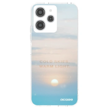 Picasee Xiaomi Redmi 12 4G Hülle - Transparentes Silikon - COLD SKIES