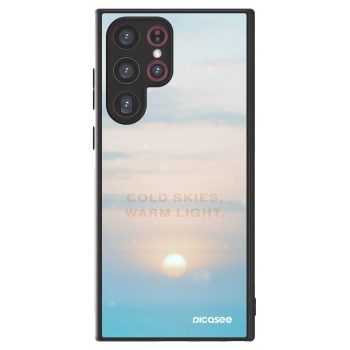 Picasee ULTIMATE CASE PowerShare für Samsung Galaxy S22 Ultra 5G - COLD SKIES