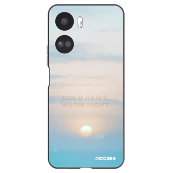 Picasee Honor 90 Lite 5G Hülle - Schwarzes Silikon - COLD SKIES