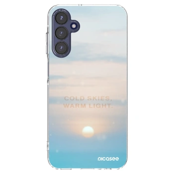 Picasee Samsung Galaxy A15 A155F 4G Hülle - Transparentes Silikon - COLD SKIES