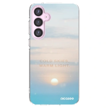 Picasee Samsung Galaxy A55 5G A556B Hülle - Transparentes Silikon - COLD SKIES