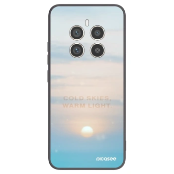 Picasee Realme 12 Pro 5G Hülle - Schwarzes Silikon - COLD SKIES