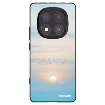 Picasee Xiaomi Redmi Note 14 Pro+ 5G Hülle - Schwarzes Silikon - COLD SKIES