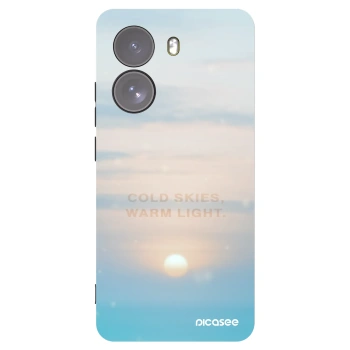 Picasee Xiaomi Poco X7 Hülle - Schwarzes Silikon - COLD SKIES