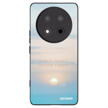 Picasee Honor Magic7 Lite 5G Hülle - Schwarzes Silikon - COLD SKIES