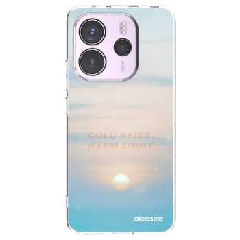 Picasee Xiaomi Redmi Note 14 4G Hülle - Transparentes Silikon - COLD SKIES