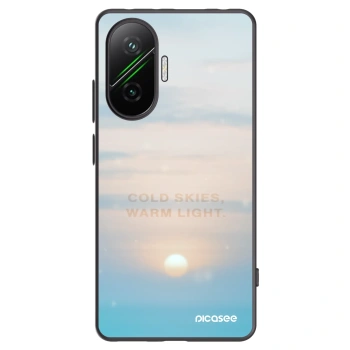 Picasee Xiaomi Poco F7 Pro 5G Hülle - Schwarzes Silikon - COLD SKIES
