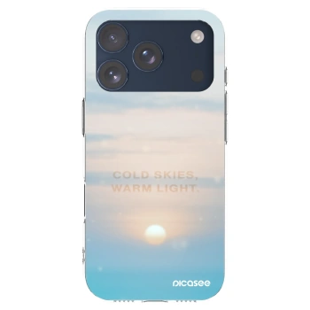 Picasee Apple iPhone 17 Pro Hülle - Transparentes Silikon - COLD SKIES
