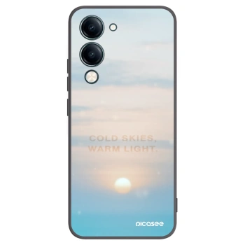 Picasee Vivo Y29s 5G Hülle - Schwarzes Silikon - COLD SKIES