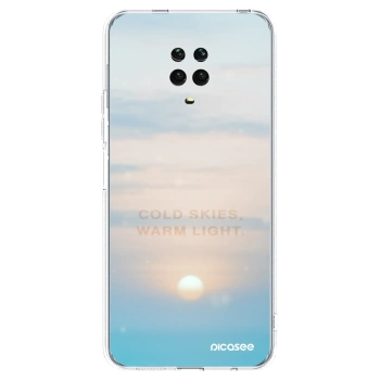 Picasee Xiaomi Redmi Note 9 Pro Hülle - Transparentes Silikon - COLD SKIES