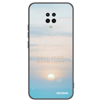 Picasee Xiaomi Redmi Note 9 Pro Hülle - Schwarzes Silikon - COLD SKIES