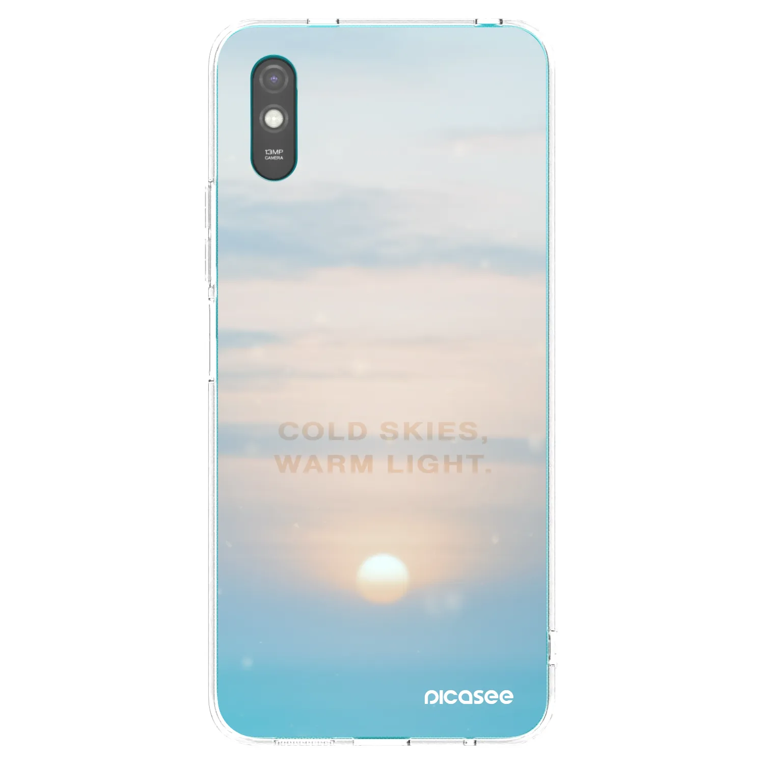 Picasee Xiaomi Redmi 9A Hülle - Transparentes Silikon - COLD SKIES