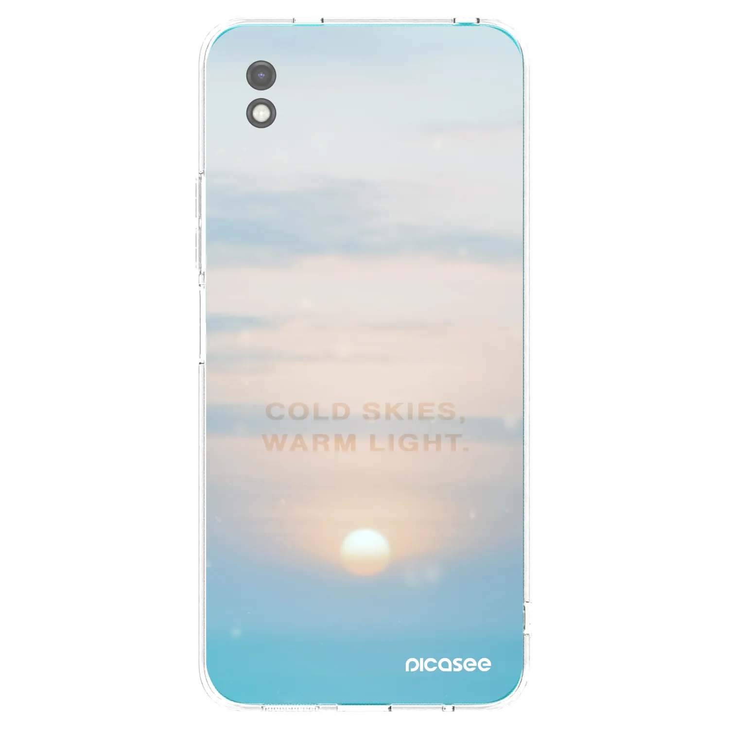Picasee Xiaomi Redmi 9A Hülle - Schwarzes Silikon - COLD SKIES