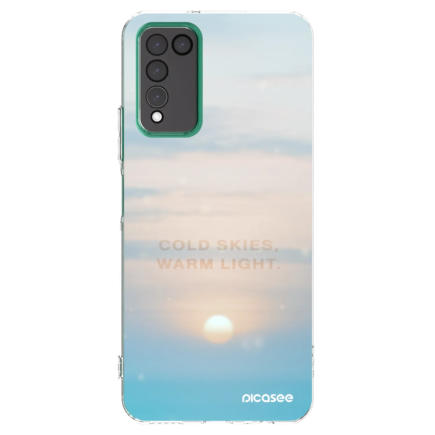 Picasee Honor 10X Lite Hülle - Transparentes Silikon - COLD SKIES