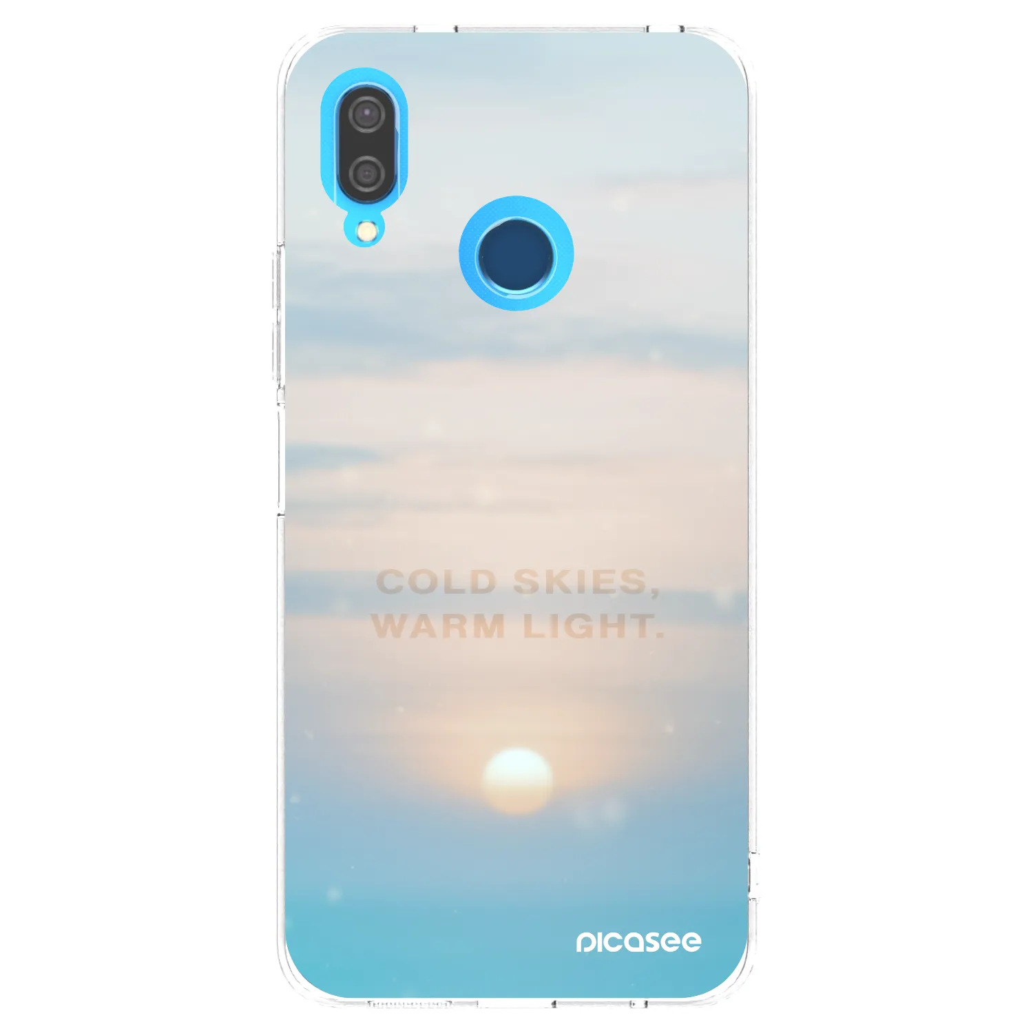 Picasee Huawei P20 Lite Hülle - Transparentes Silikon - COLD SKIES